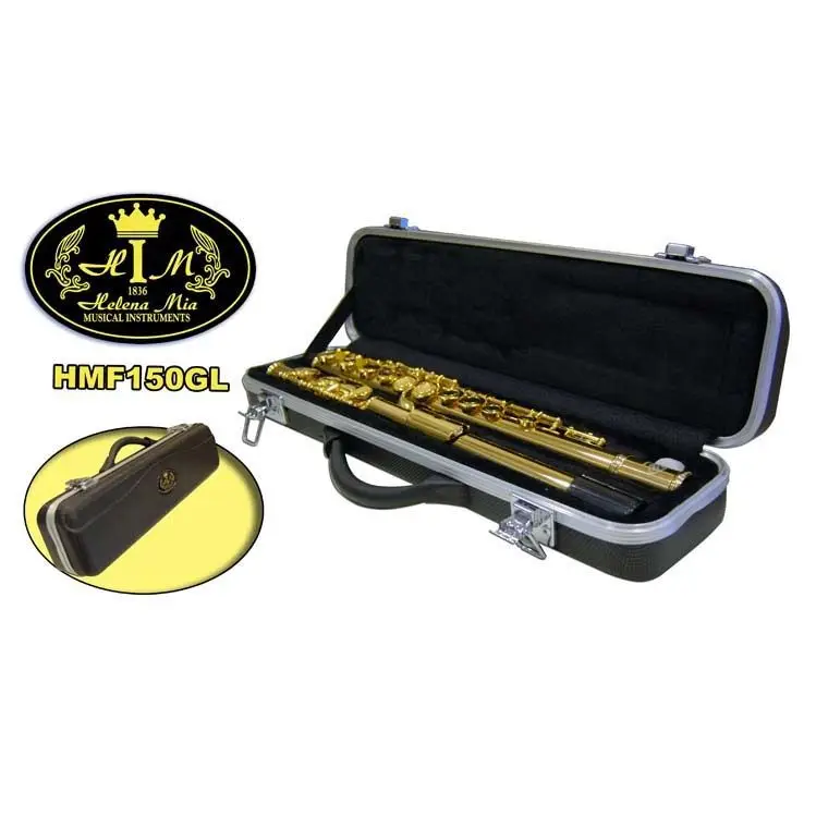 Side Flute Gold Plated Helena Mia HMF150GL