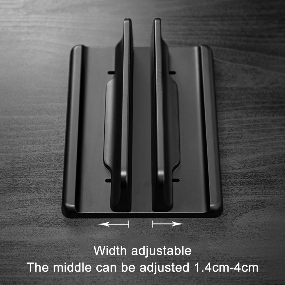 Przenośny pionowy stojak na laptopa dla Macbook/Tablet/telefon plastikowy uchwyt regulowany pulpit Notebook pulpit stojaki do przechowywania stacji dokującej