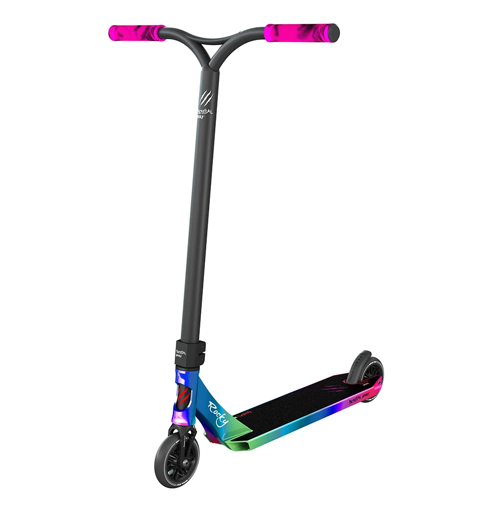 ROCKY R12 RAINBOW Bestial Wolf Scooter Pro Freestyle Urban Scooter advanced color RAINBOW