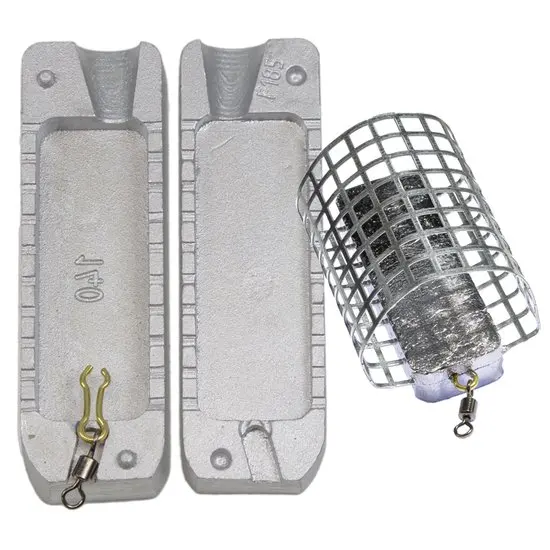 Mould Lead fishing FEEDER gr.140 F 185 Carpfishing,Sinker Molds,Lead Molds