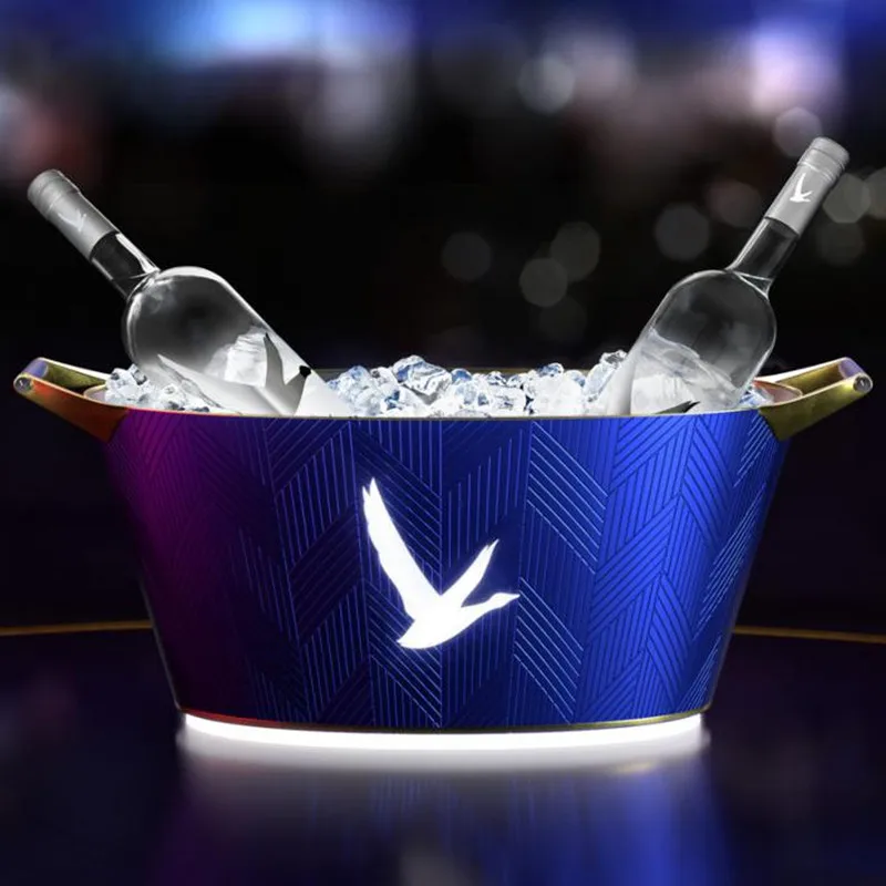 GREY GOOSE WHITE LED ICE BUCKET