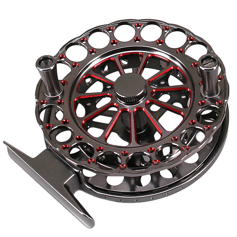 YUCONG Fly Fishing Reel 2BB Large Arbor Aluminum Fly Reel 8kg Max Drag Left&Right Handle Fishing Wheel 1:1 Gear Ratio Pesca