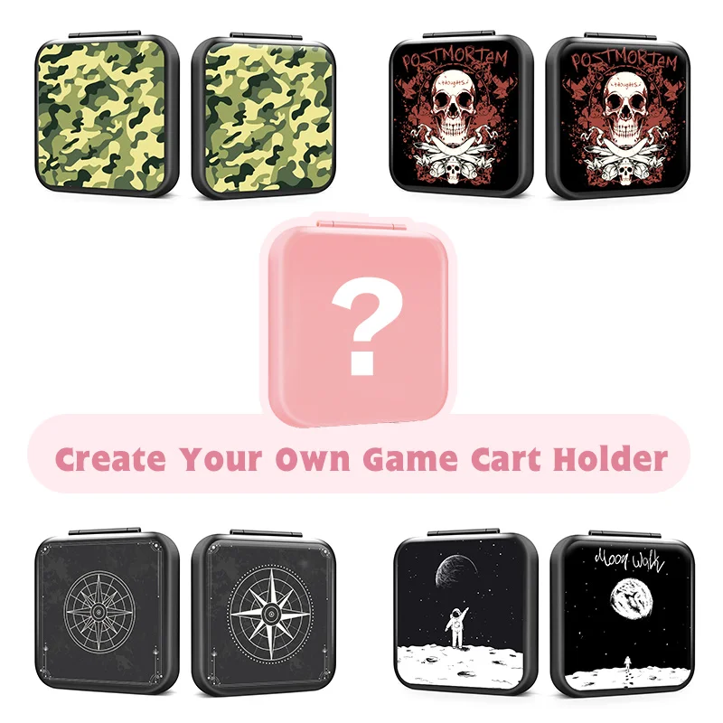 

Custom Game Cart Holder For Nintendo Switch Cute Storage Case Japanese Anime Manga Pattern Create Your Oen