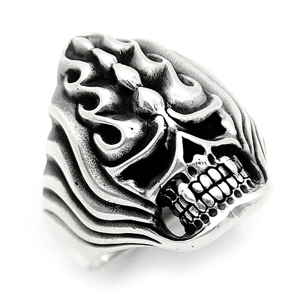 Mens Ring 925 Sterling Silver Ring Skull Gothic Style Rings Male Jewelry Rings For Men Rings for Women Men`s Rings Men Jewelry