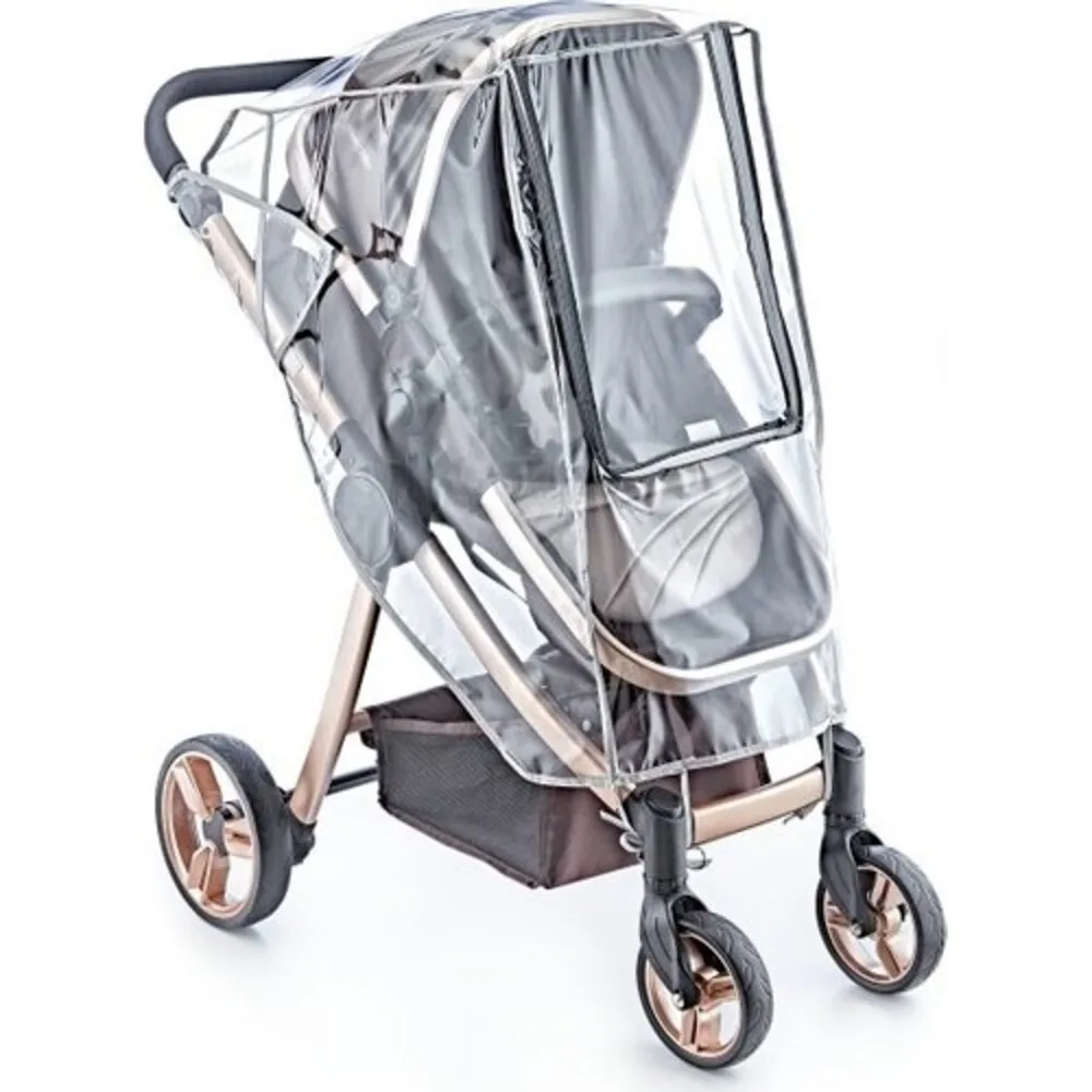 Luxurious Stroller Rain Cover Rain cover for stroller type baby carriages Rain cover rain cover to protect from the cold thanks