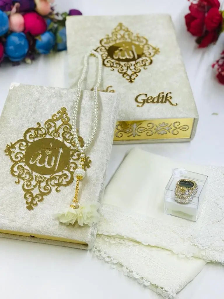 Quran Set  Personalized Islamic Gift Set Quran Gift Quran Favors Gift For Muslims Quran Qift Set Muslim Tasbeeh Beads