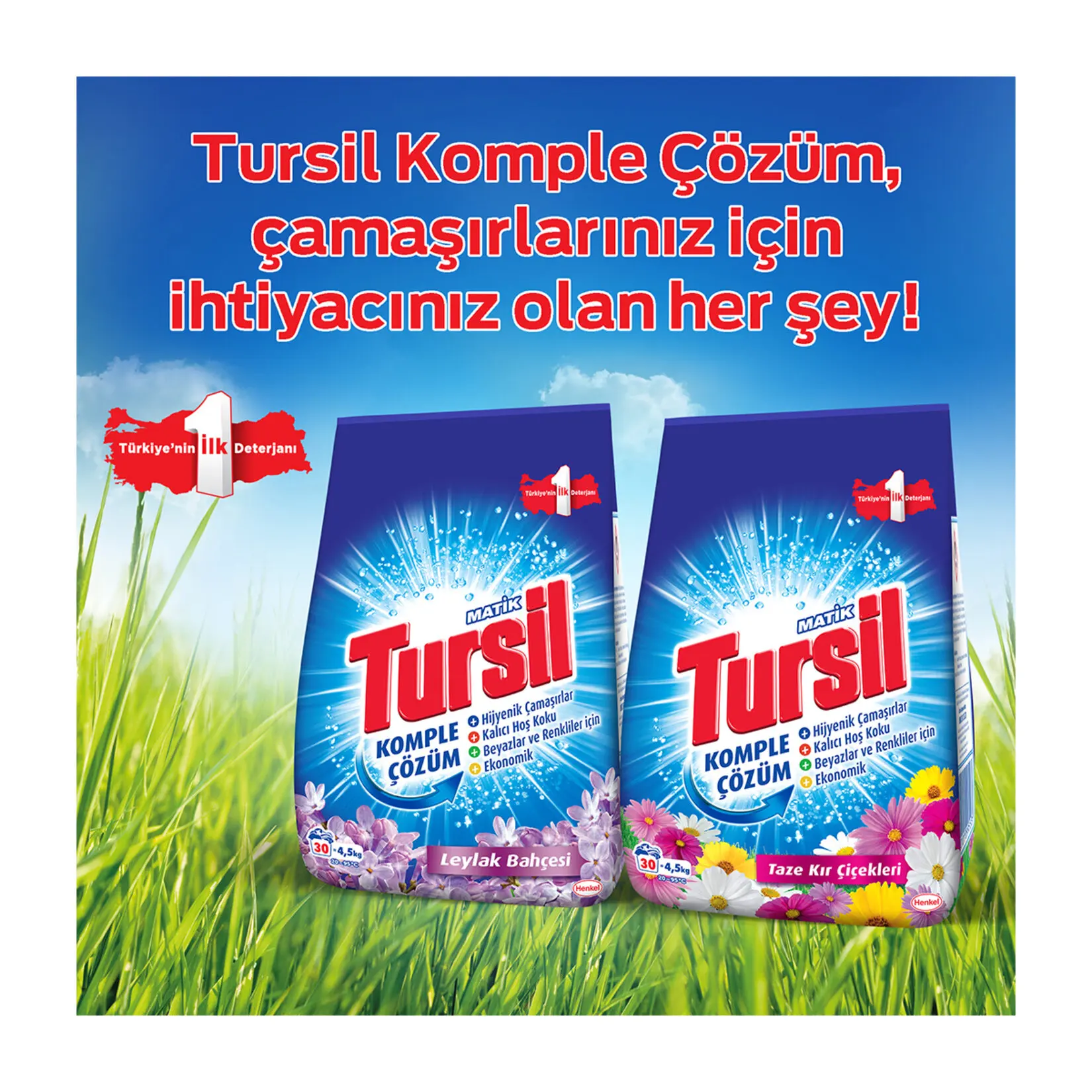 Tursilmatik Leylak Garden Laundry Detergent 6 Kg Çamaşırlarınızda long time lasting fragrance sağlar. Great Performance