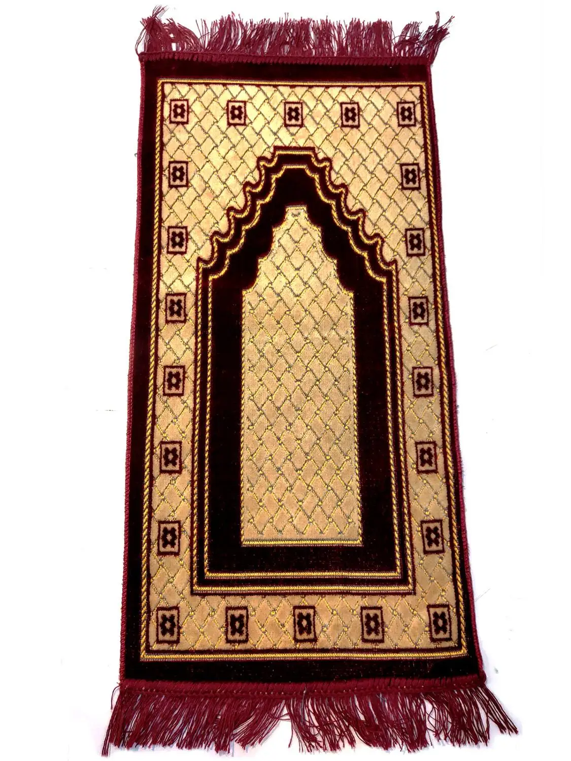 5 Pcs Lot Child of Big size Velvet Prayer Rug For Children Wholesale İslamic Gifts Turkey Salat Muslim