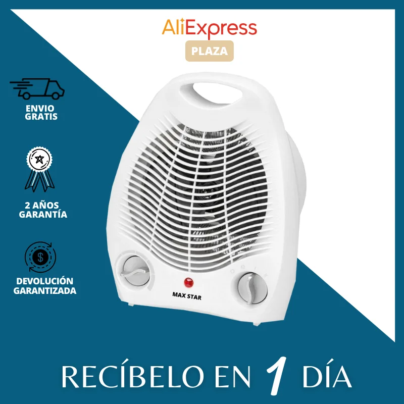 CALEFACTOR DV 381 - Termoventilador Vertical - Práctico / Cómodo / Fácil de manejar / Transportable