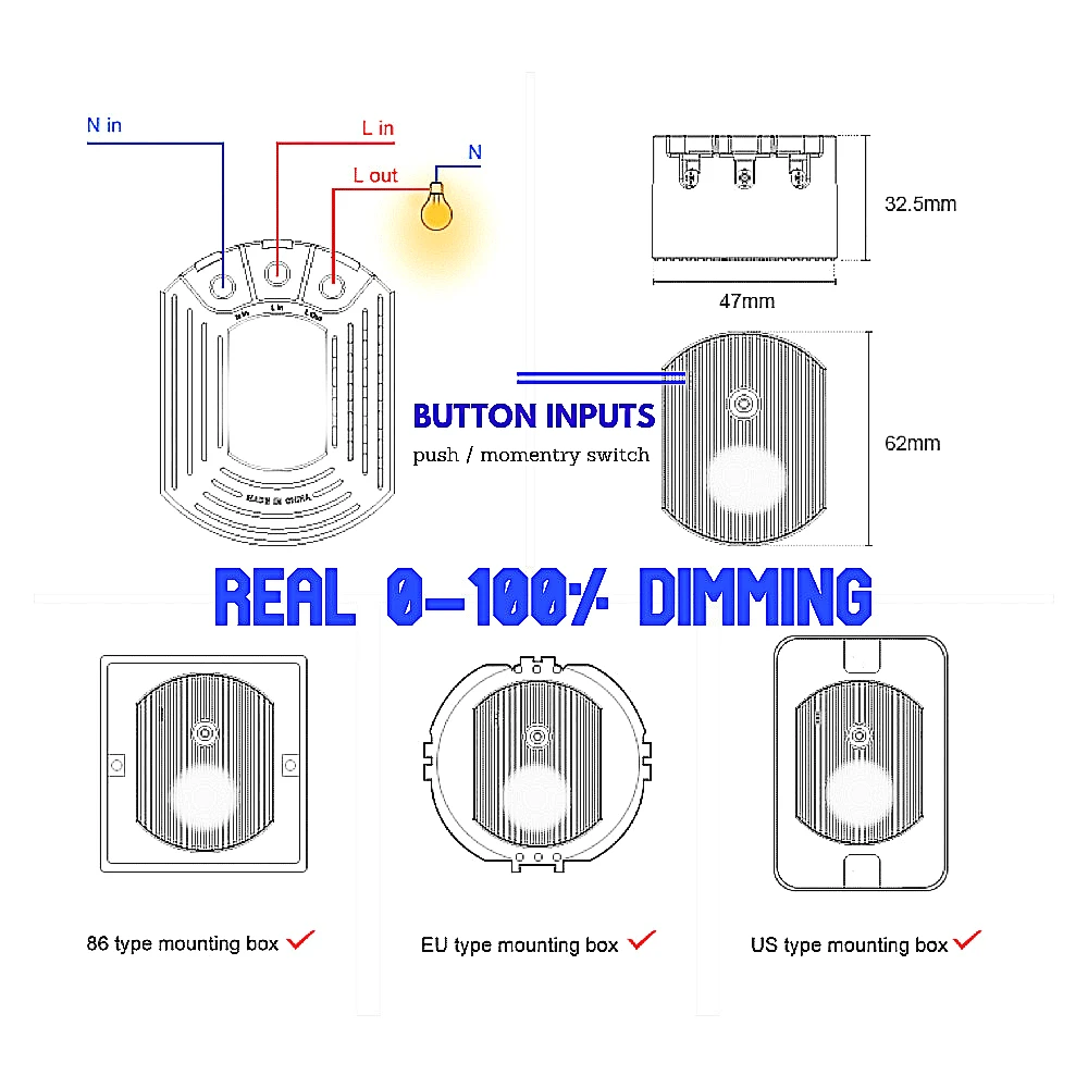 باهتة لأبل HomeKit المنزل الذكي واي فاي التبديل خافت ضوء سيري جوجل مساعد التحكم الصوتي دوموستيك أتمتة Iot وحدة الحياة