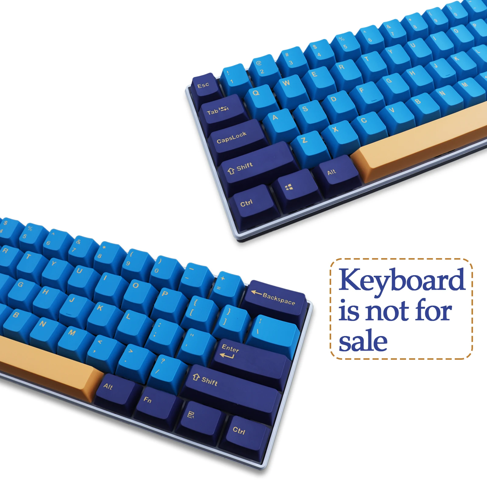 Nautilus Keycaps, 119 Keycaps PBT Keycaps OEM Profile Doubleshot Nautilus Keycaps For Mechanical keyboards