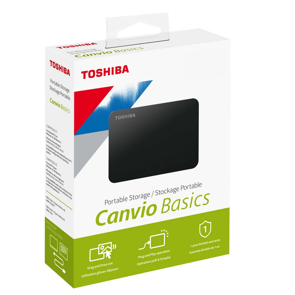 Toshiba Canvio Basics, 2.5 