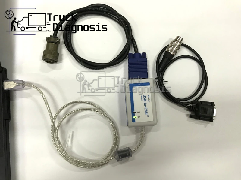 MTU DIAGNOSTIC KIT USB-to-CAN MTU Diasys 2.74 MEDC ADEC Full Kit diesel engine MTU diagnosis scanner tool