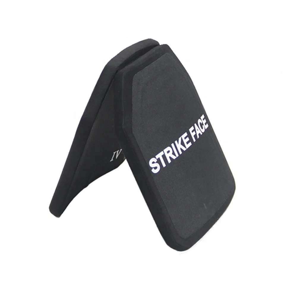 Real USA Lightweight NIJ IIIA 3A Hard Bulletproof Plate 10*12 Inch Chest Protection Against 5.56 Rounds for Tactical Vest