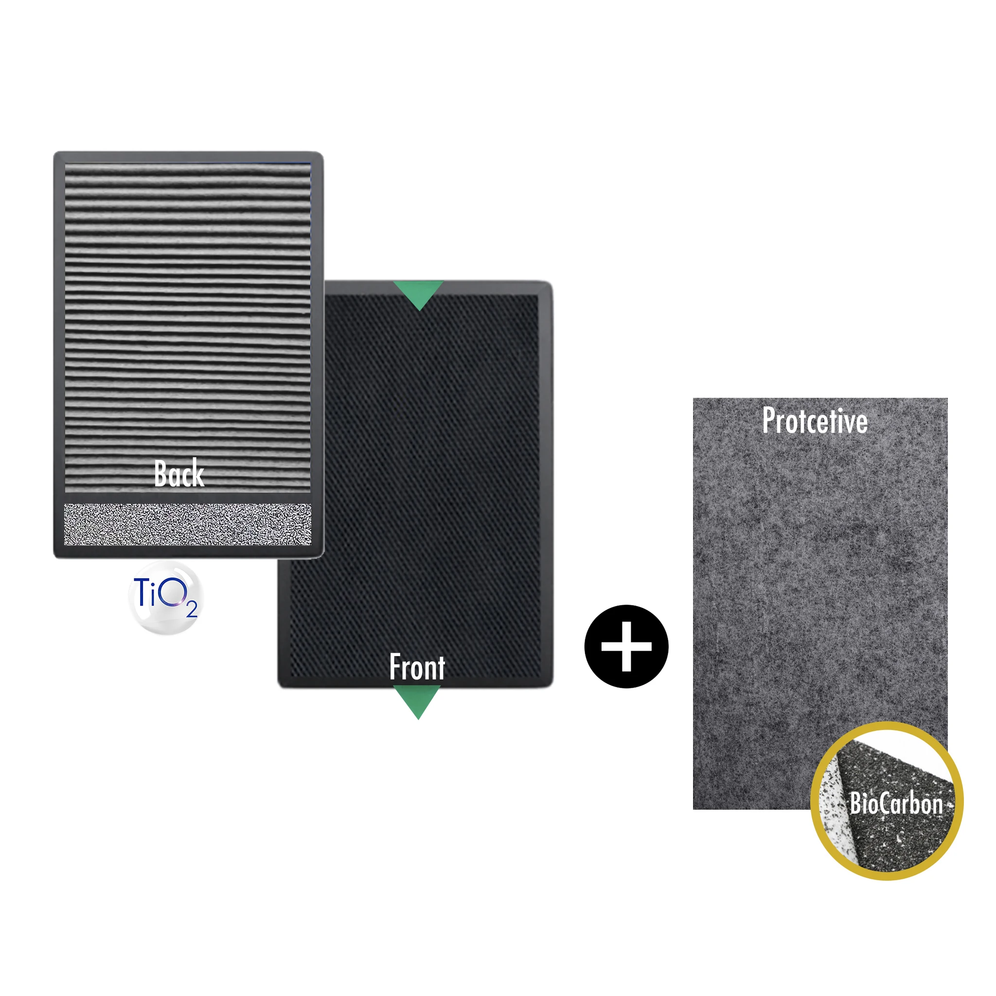New Fakir Luminoso Smart  Air Purifier Filter Compatible TiO2 Hepa Carbon Smoky Multifunctional + Protective