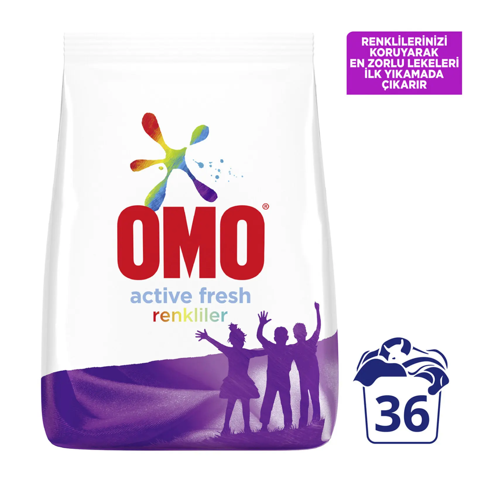 Omo Active Fresh Colors Powder Detergent 36 Wash 5 Kg Great Detergent for Your Colored Laundry, Dirty is No Longer a Problem