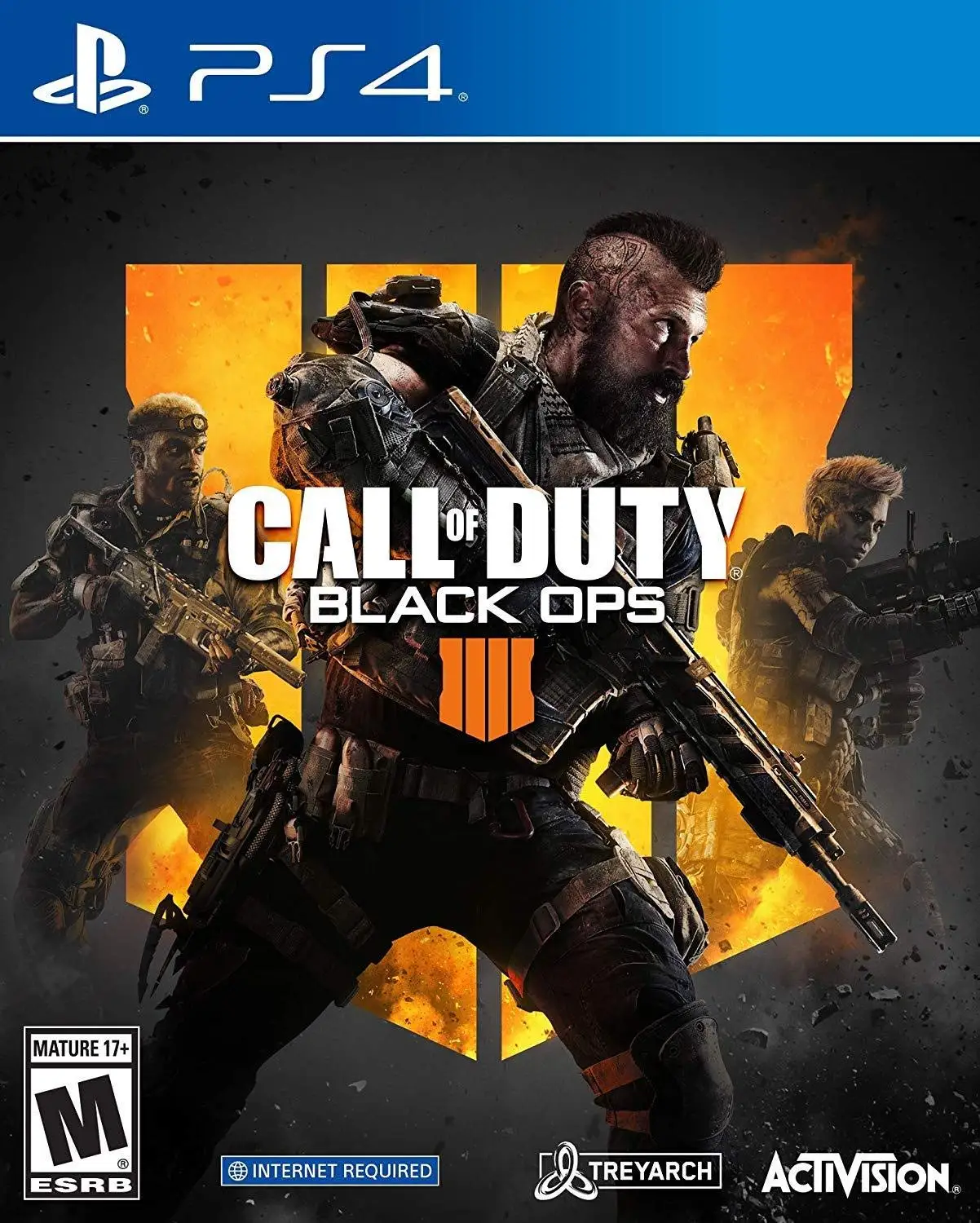 Call of Duty Black Ops 4 PS4 Playstation 4 Disk Video Game controller Gaming station Console Gamepad switch command Gameplay