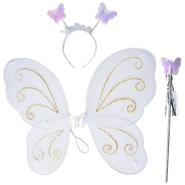 Butterfly Wing Crown Wand White Color 431614010