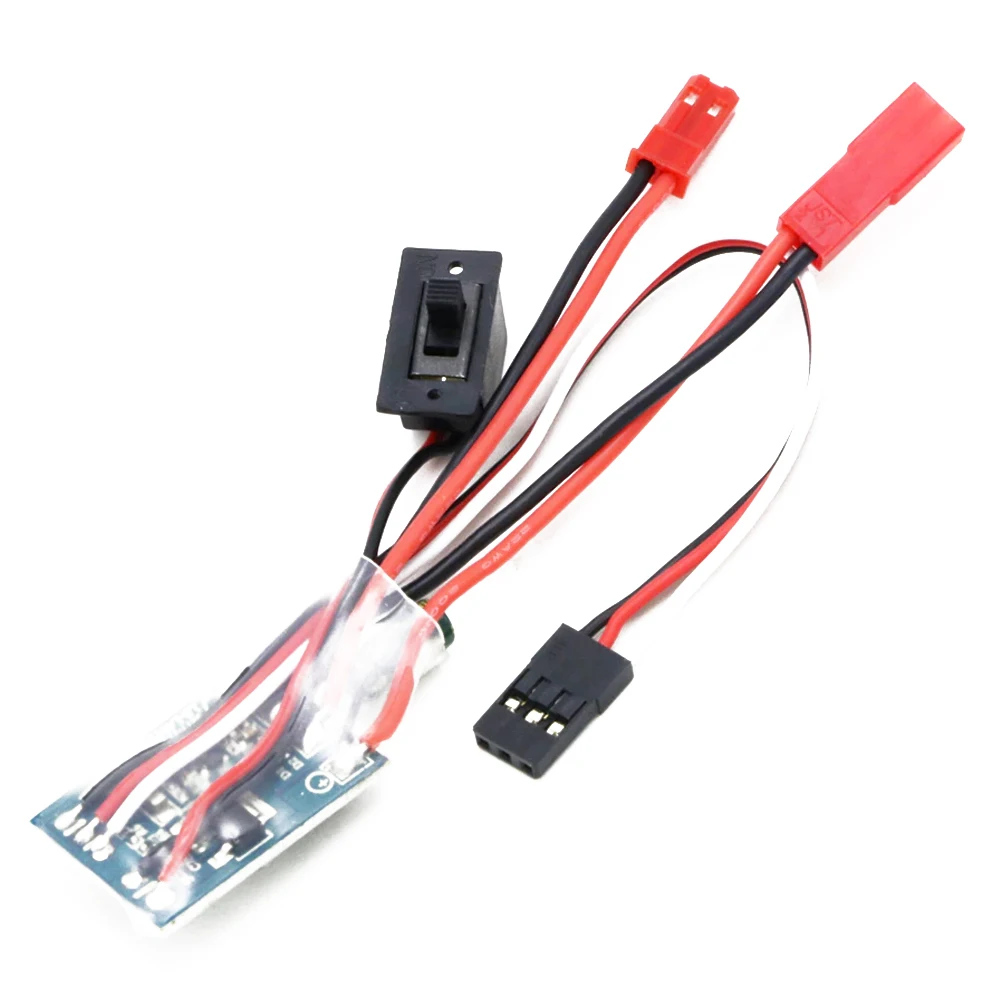 RC Car Brake 30A spazzolato ESC regolatore di velocità del motore a due vie per 1/16 1/18 1/24 Car Boat Tank Truck Buggy Monster 4WD Wltoys Toy