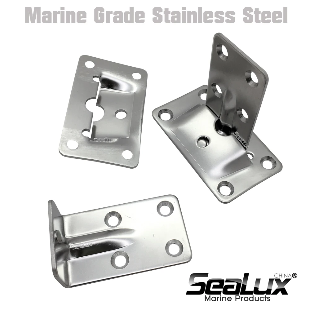 Sealux Marine Grade Stainless Steel 304 Table Bracket set Removable Multiple usage for House Boat Marine Accessories Hardware