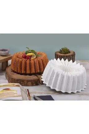 Granıt nonstick Casting stylish round  shape multi color 25cmX12cm cake mold