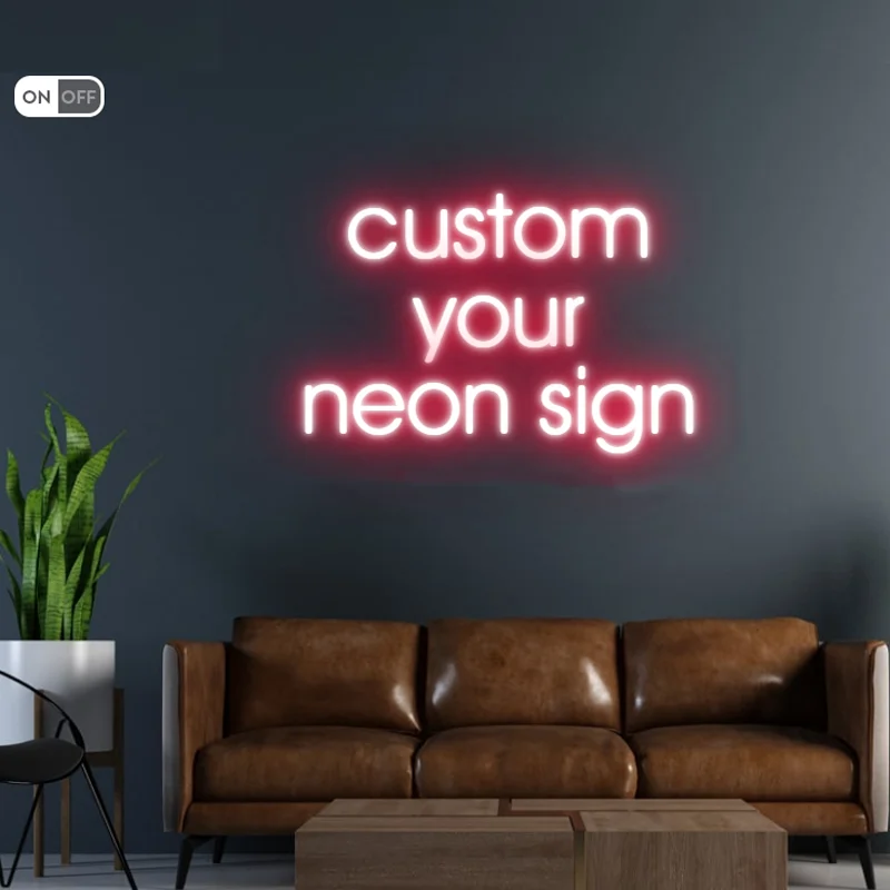 CustomYour Own Neon Sign Happy Birthday Neon Bedroom with Dimmable Switch Acrylic LED Fruit Customize Your Own LED