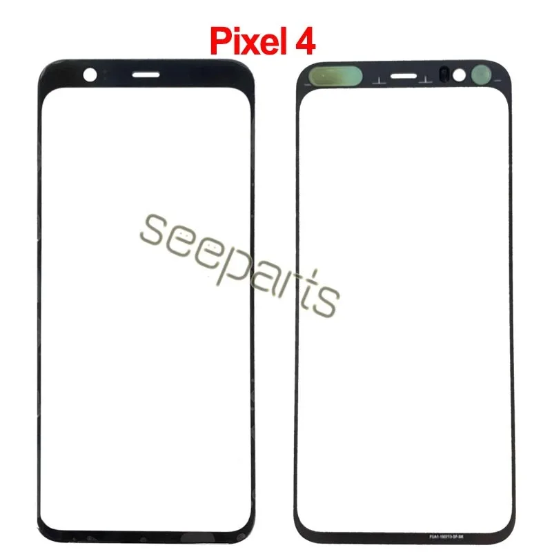 For Google Pixel 2 3 3a 4 XL 5 Outer Glass Lens Front Glass Pixel 4A 5A Screen Panel Replacement Parts Pixel 4A 5G Front Glass