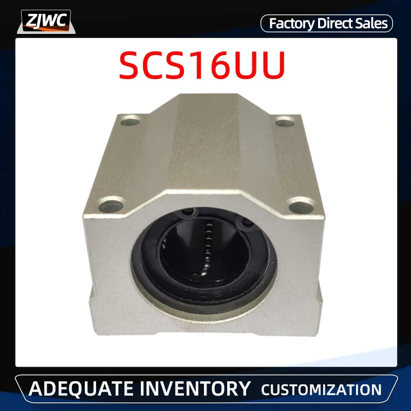 Kugellager Rodamientos SCV12UU SCV16UU SC12VUU SC16VUU Linearlagerblock DIY-Gleit-Einheiten CNC-Fräse – Detail 21