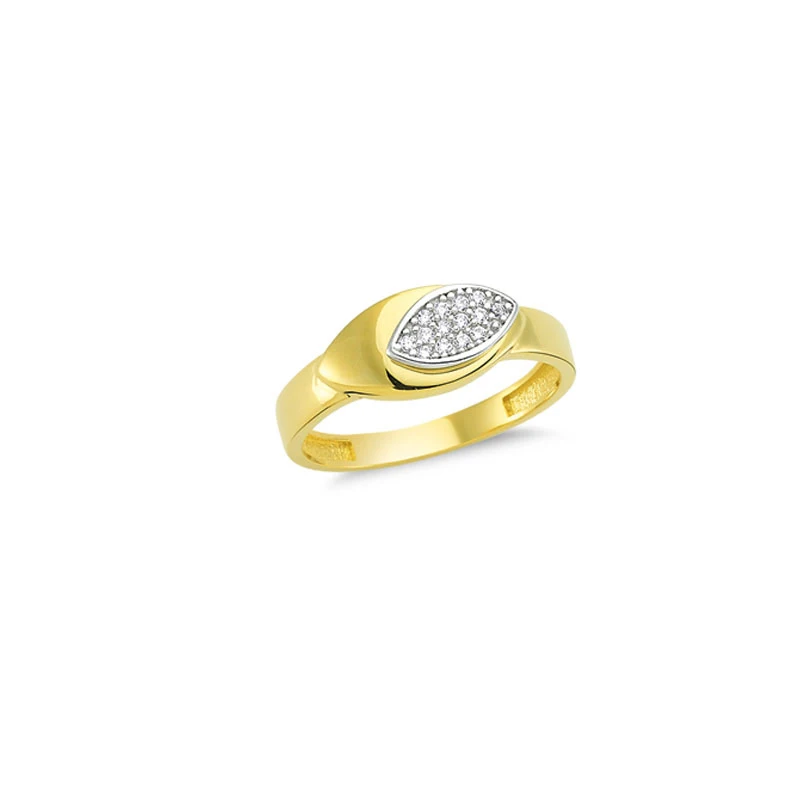 14K Solid Gold Elegant Ring for Women