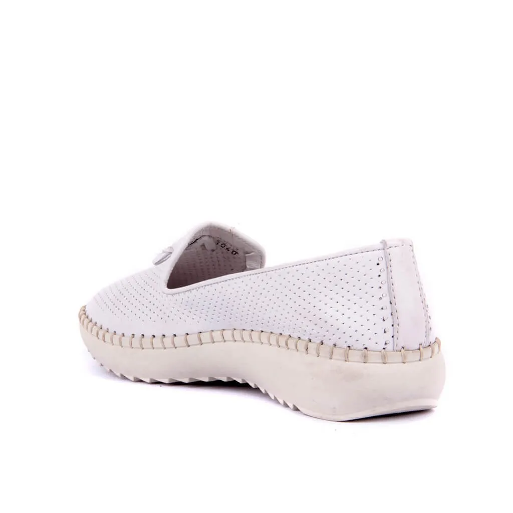 Voile-Lakers Blanc Femmes Chaussures Décontractées