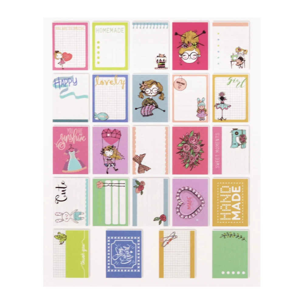 Creative Path Cardboard Journaling Cards Double Sided Printing DIY Crafts Scrapbooking Project Album Journal Card Embellishments