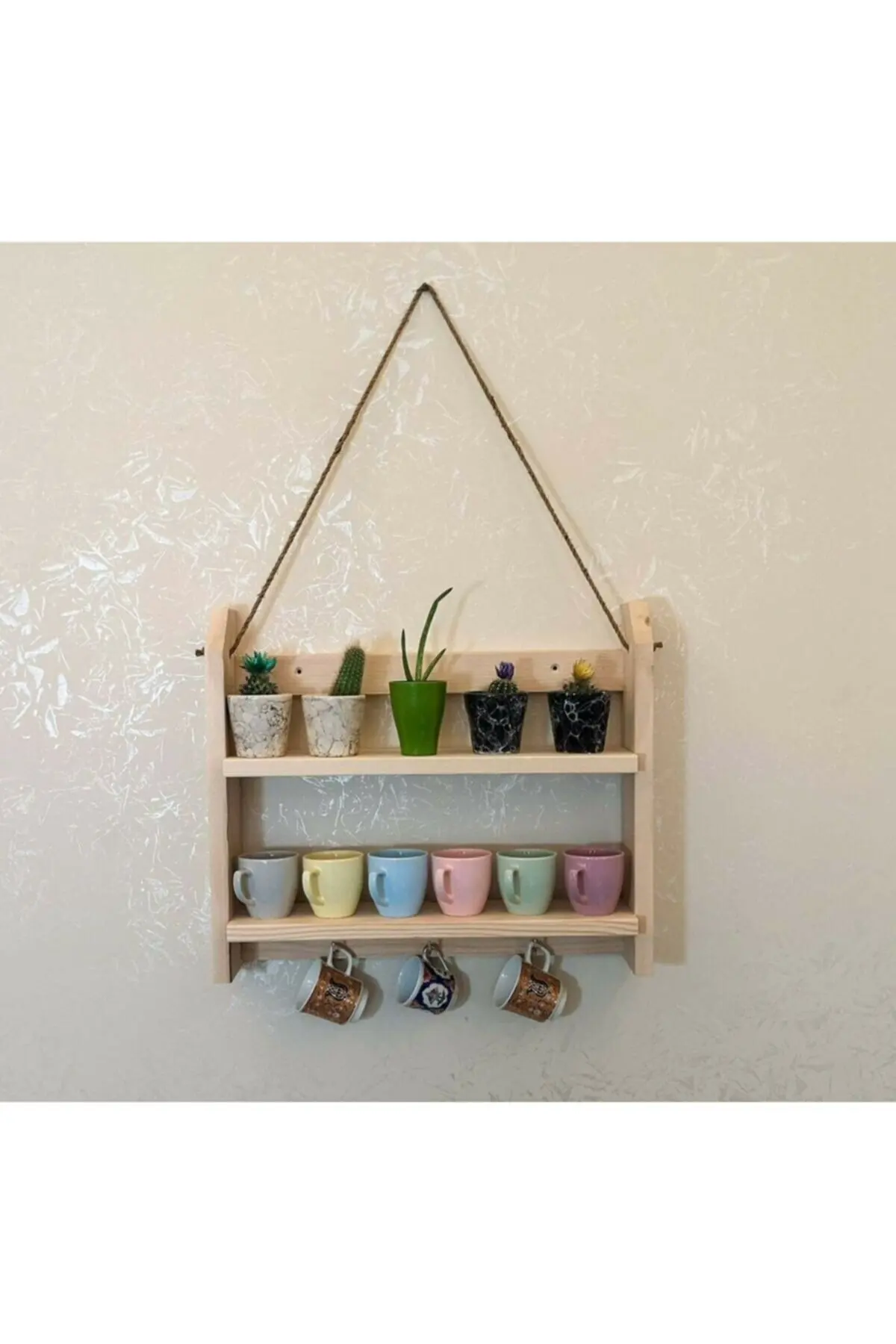 Wooden Wall Shelf, 100% solid wood Hanger Wooden Wall Hanger Wall Shelf Key Holder Corridor Hallway In Shelf Shelf Wall Shelf