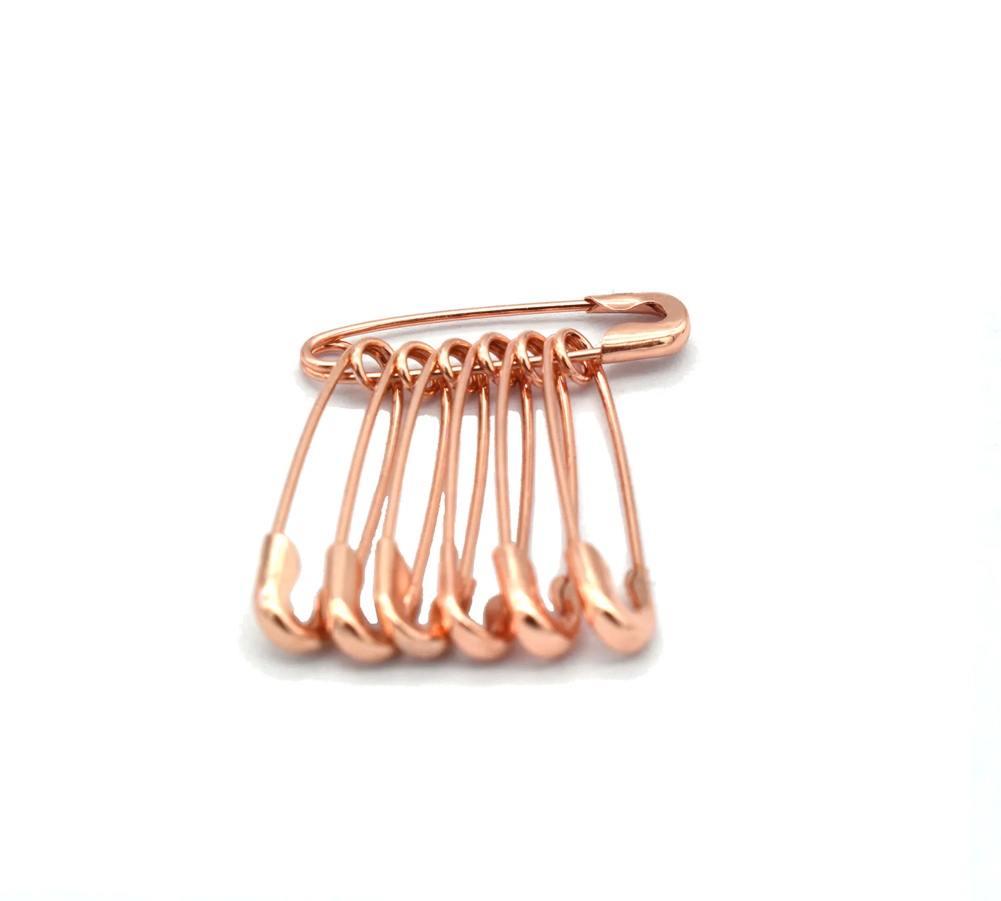 200pcs Clothing Tag Pins Safety Pins Are Rust-Proof Suitable for Clothes Crafts Sewing Pins Safety Pins Assorted Rose Gold 19mm