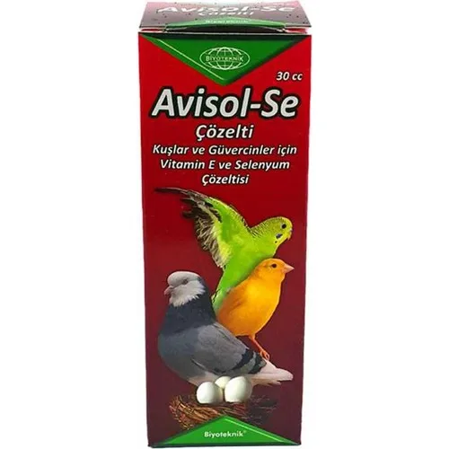 Budgie E - H Vitamin and Selenium Avisol - Se