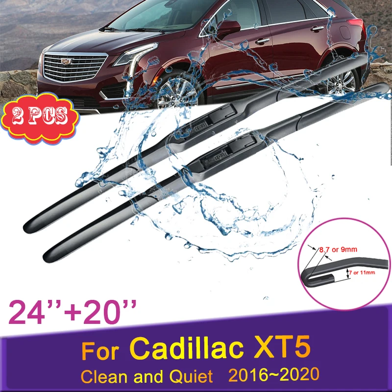 

Car Wiper Blades Windscreen for Cadillac XT5 2016 2017 2018 2019 2020 Front Wash Window Windshield Car Accessories Stickers