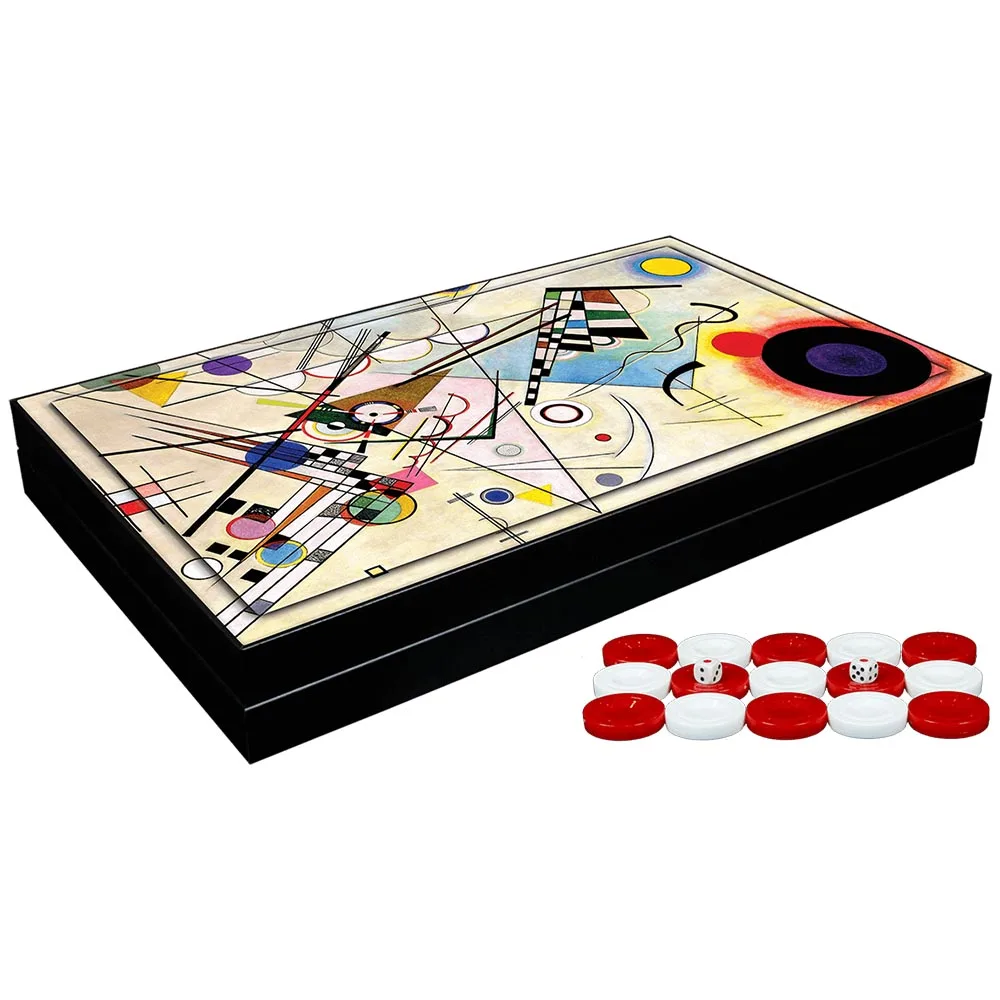 Trend Kandinsky VIII Board Game Luxury Backgammon Set