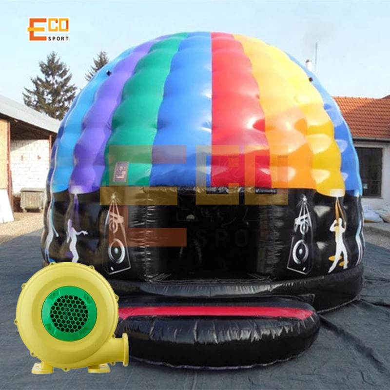 

inflatable disco bouncer jumping house dome bouncy castle air trampoline for commercial rental business