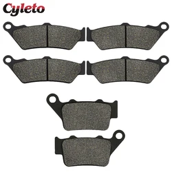 Cyleto Motorcycle Front Rear Brake Pads for BMW F700GS F 700GS 11-18 F800GS Adventure F 800GS Triple Black F 800 GS Trophy 08-18