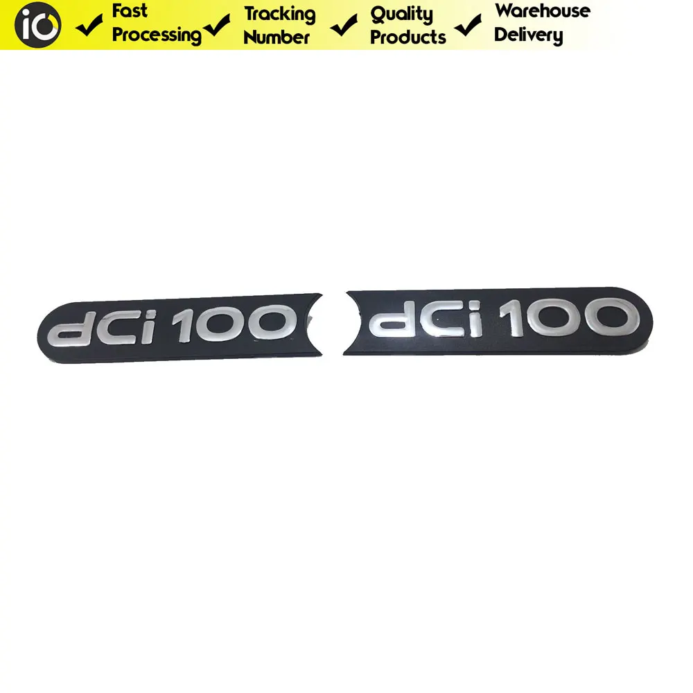 For Renault Master 2 Dci 100 Lettering Oem 8200312989 Car Rear Sticker Auto Tail Nameplate Decals High Quality Fast Shipment