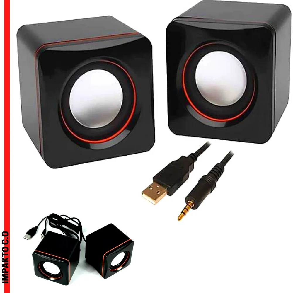 BRAZIL Mini Sound Box for Computer, Wireless Speaker USB and P2 Stereo Surround Speaker, without Bluetooth