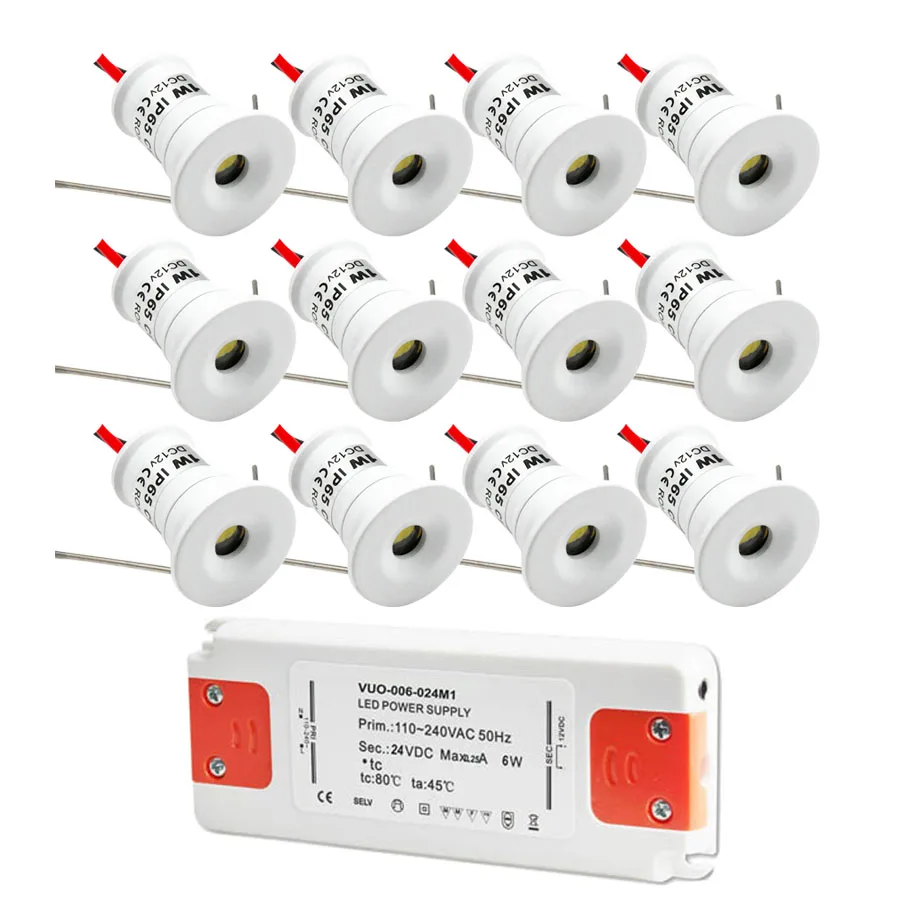 

Миниатюрный Светодиодный точечный светильник IP65, лампа для спальни, плиты, капота, точесветильник светильник для лестницы, кухни, кабины, музыкальная лампа для KTV, 1 Вт, 12 В