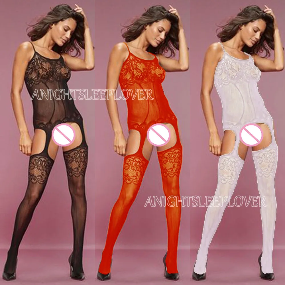 

Sexy Mesh Fishnet Bodystockings For Women Erotic Lingerie Sexy Open Bra Crotchless Teddies Bodysuits Female Sexy Porno Underwear