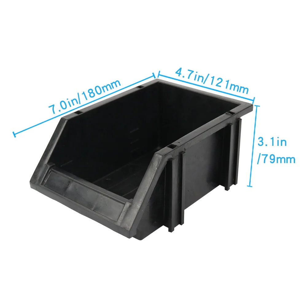 Q-UDC1 Stackable Storage Box ESD Component Plastic Part Bins Anti Static Tool Storage Small Organizer