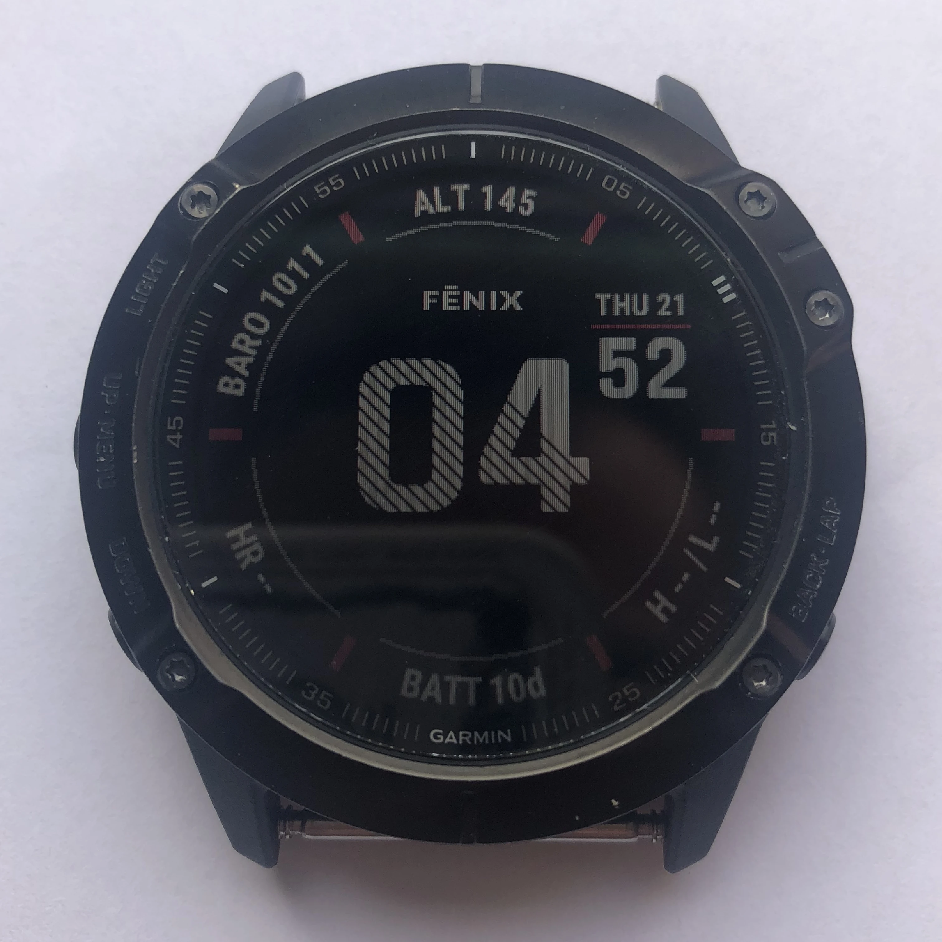 Original Garmin Fenix6X computer watch Used 90% New Fenix 6X GPS Second-hand Support English Out Front Mount Case ADLC PRO SOLAR