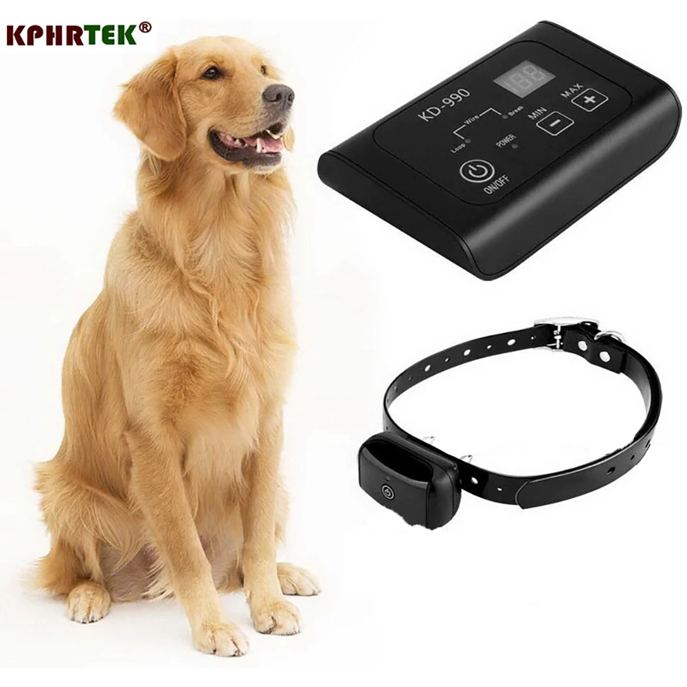 Newest Design Dog Fence Training Remote System With Electric Dog Collar Fence Collar KD990