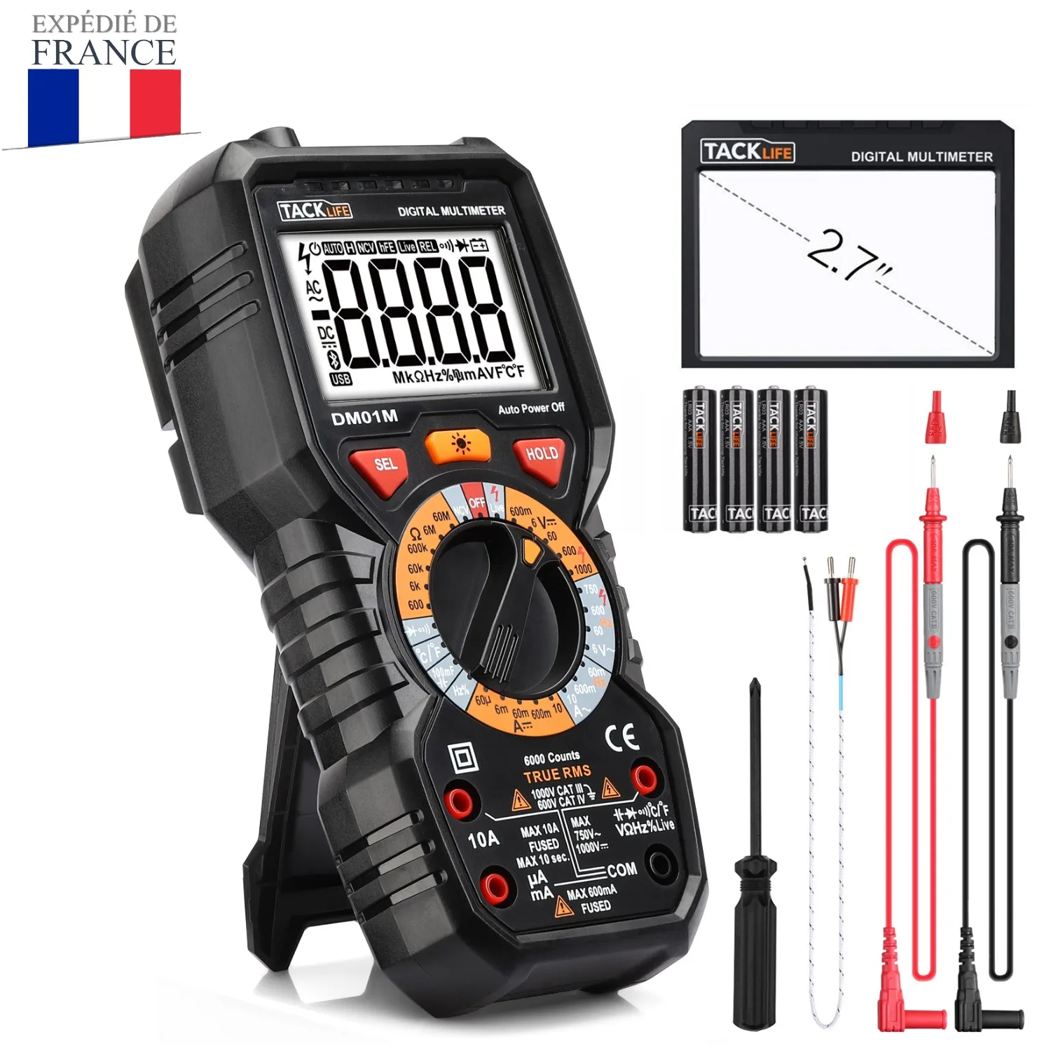 TACKLIFE DM01M Multímetro Digital: Evaluación Completa y Uso Práctico para Electricistas y Aficionados