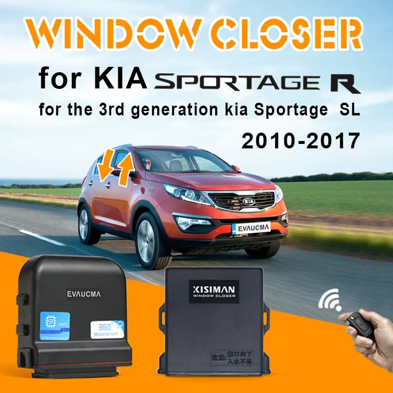 Chiudiporta elettrico per auto elettrica e Kit di chiusura aperto per Kia Sportage R alzacristalli allarme auto per Sportage SL 2010-2017 G3