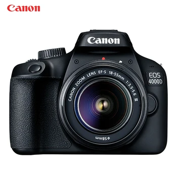 캐논 EOS 4000D T100 DSLR 와이파이 카메라, 18-55mm 렌즈, 신제품 