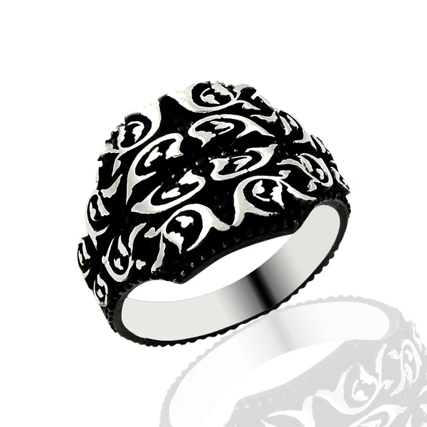 925 Silver Casual Men Rings Traditional Rings for Man