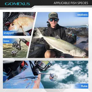 Nút sàn cá Gomexus cho Daiwa đến Shimano Molinete đến 3000-5000 Model 38-41mm Nút Sedona 12 Dòng đánh cá chính Shimano Technium - 1